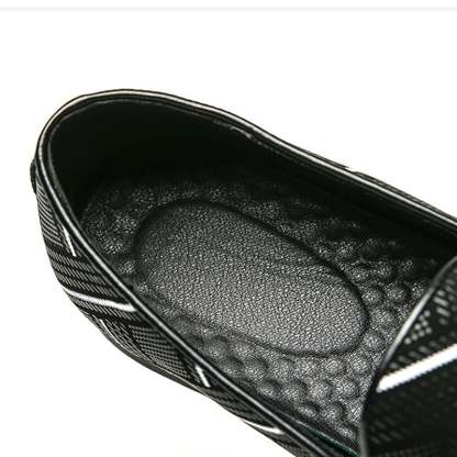 Men'S Fashion All-Match Ethnic Style Casual Leather Shoes