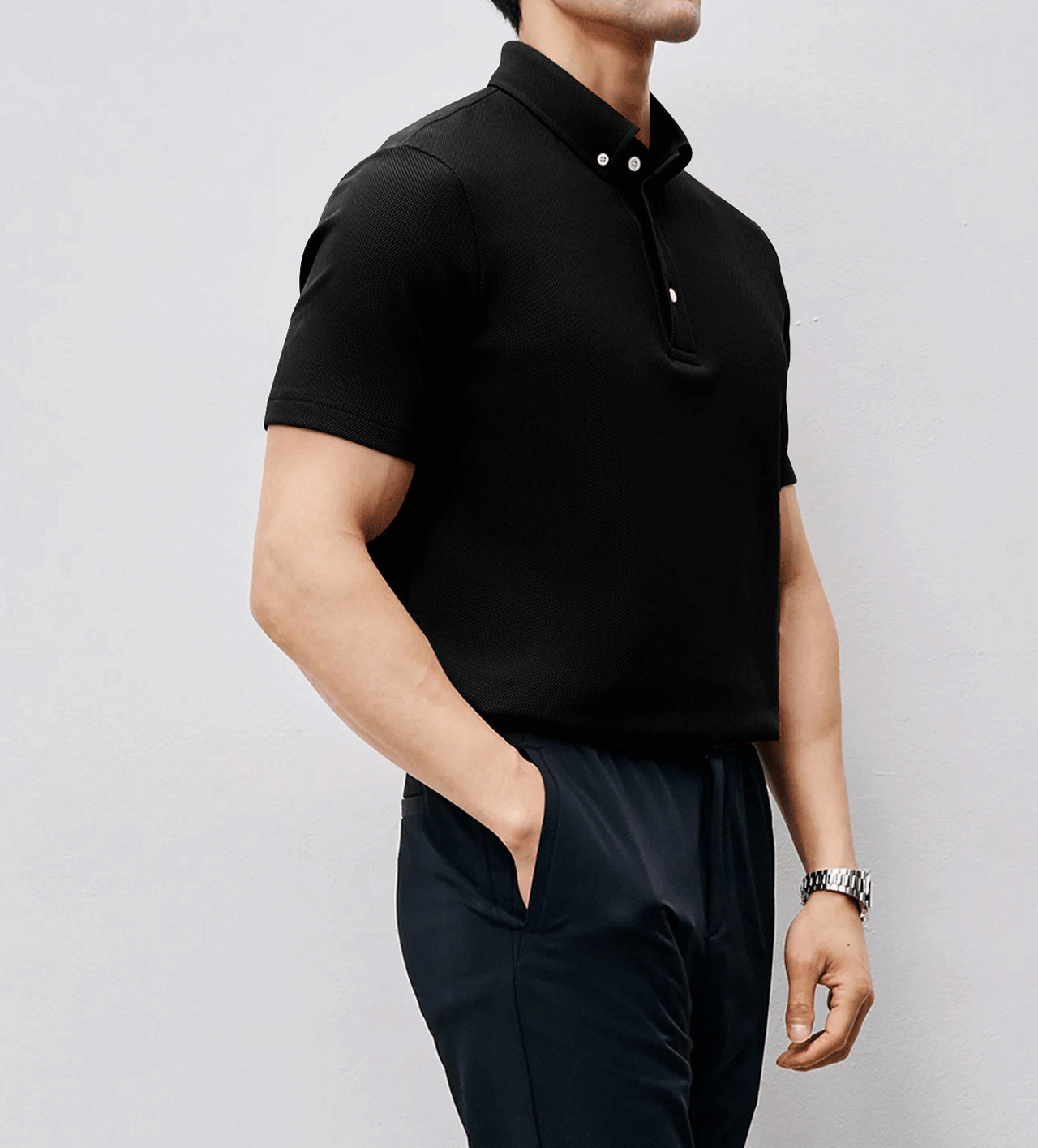 BreezeLuxe Breathable Piqué Short Sleeve Polo