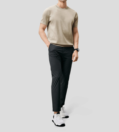 GentleKnit Short Sleeve Knitted T-Shirt