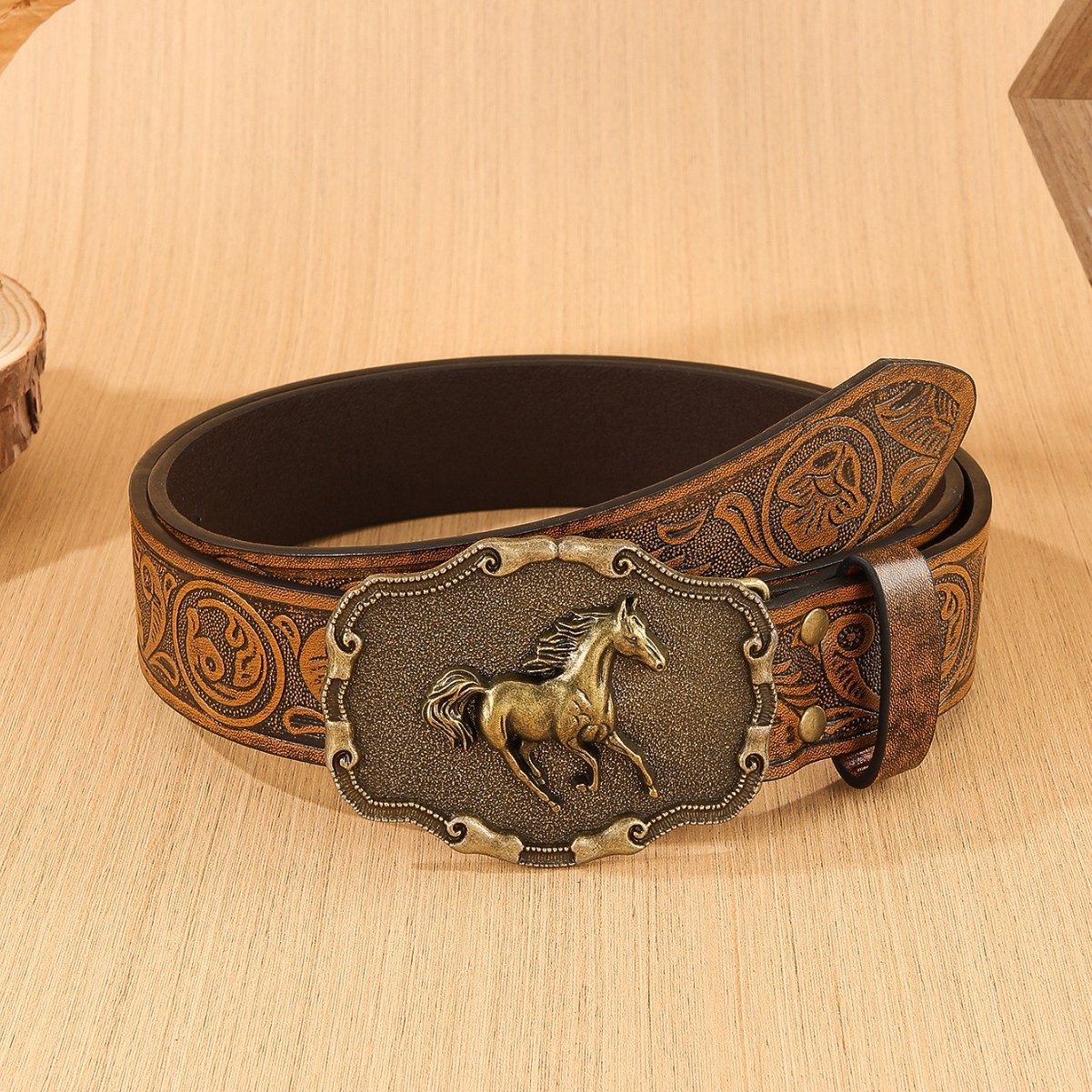 2025 Trendy Retro Men’s Western Denim Belt