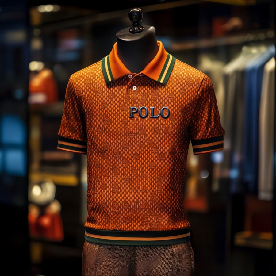Luxury Business Casual Vacation Short Sleeve POLO Shirt