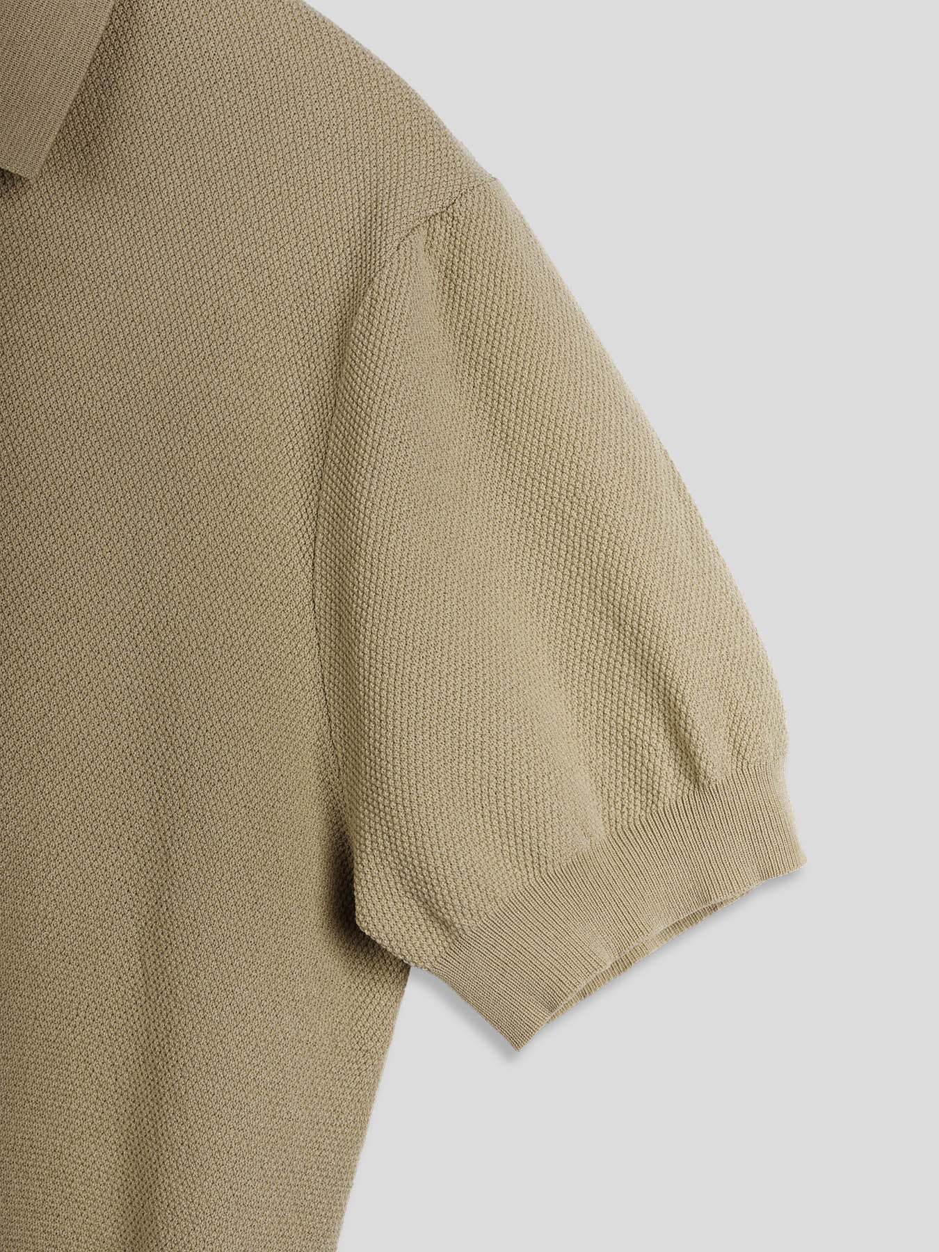 FlexKnit Active Knitted Zip Polo