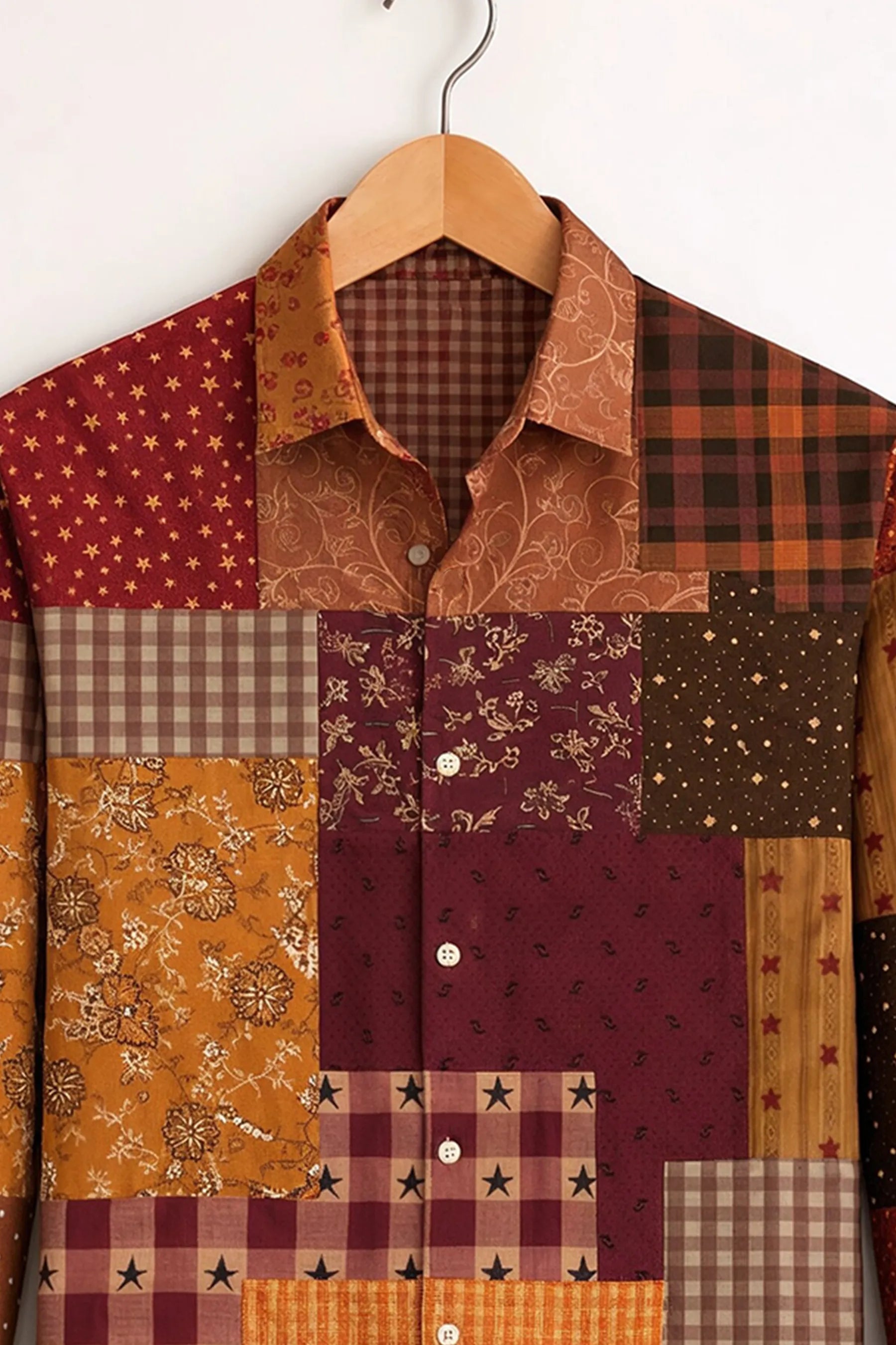 Heritage Patchwork Shirt – Multicolor
