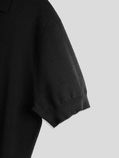 FlexKnit Active Knitted Zip Polo