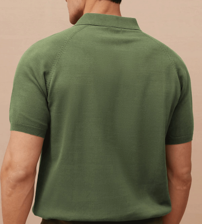 GentleKnit Short Sleeve Knitted Polo