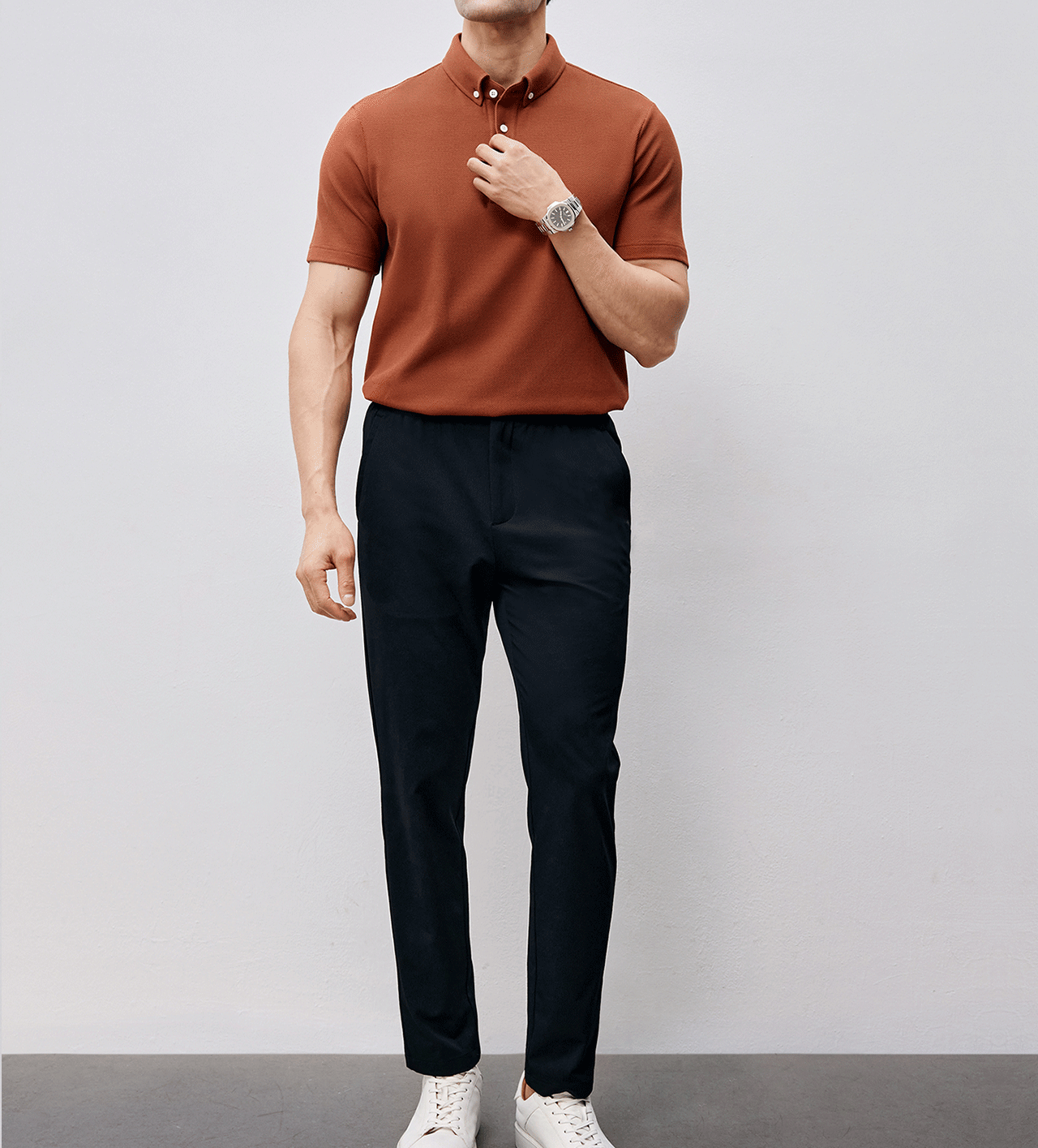 BreezeLuxe Breathable Piqué Short Sleeve Polo