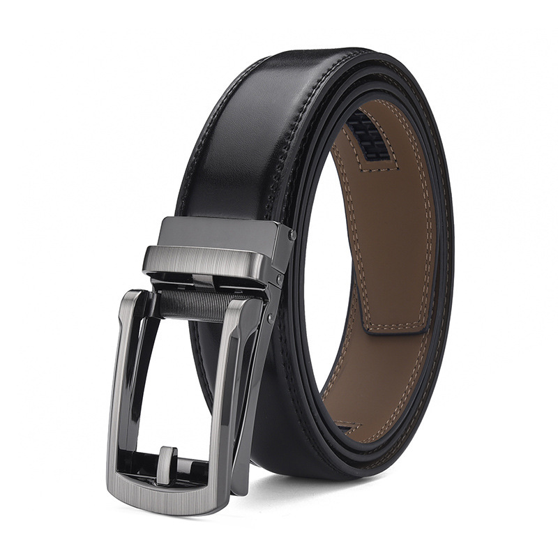 Men's automatic buckle belt