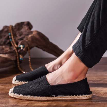 Men'S Casual Linen Espadrilles