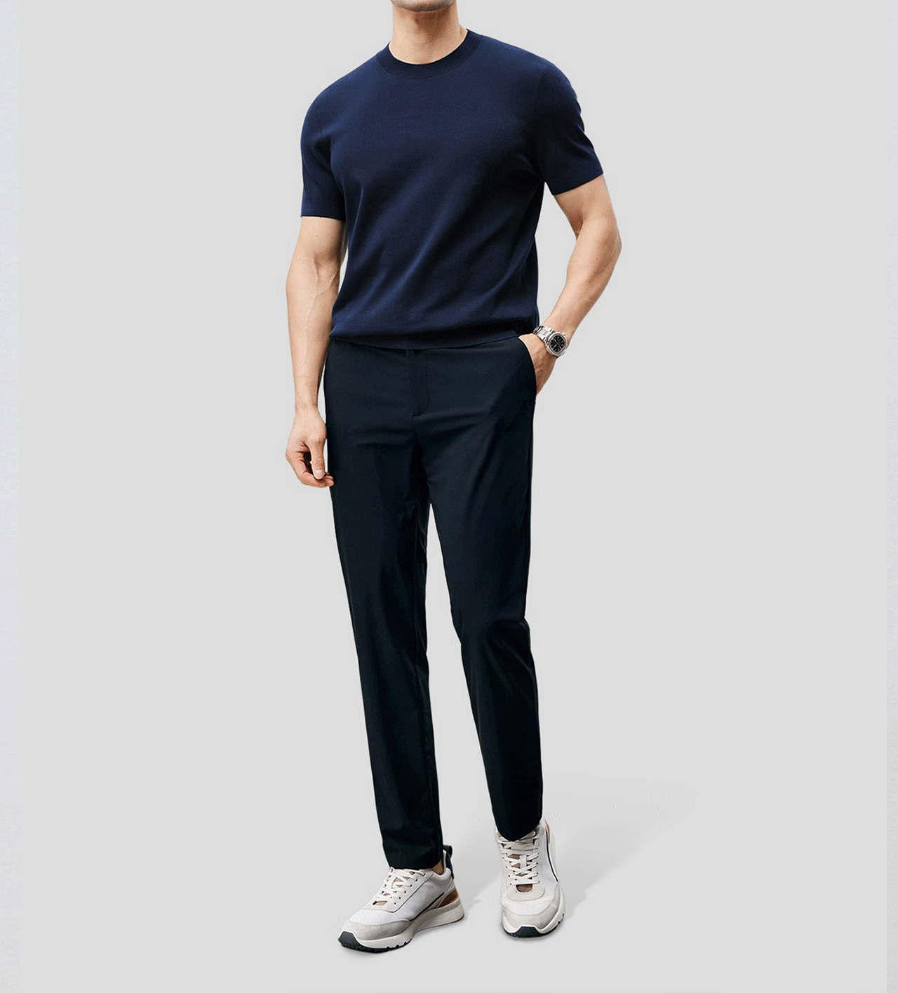 GentleKnit Short Sleeve Knitted T-Shirt