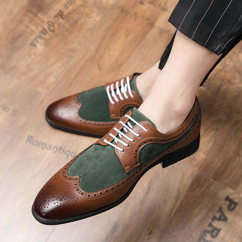 Fashionable British Comfortable Casual Pointed Toe All-Match Leather Shoes