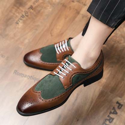 Fashionable British Comfortable Casual Pointed Toe All-Match Leather Shoes