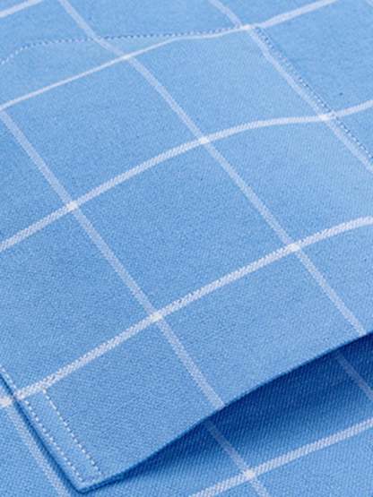 Men's Business Cotton Check Shirt