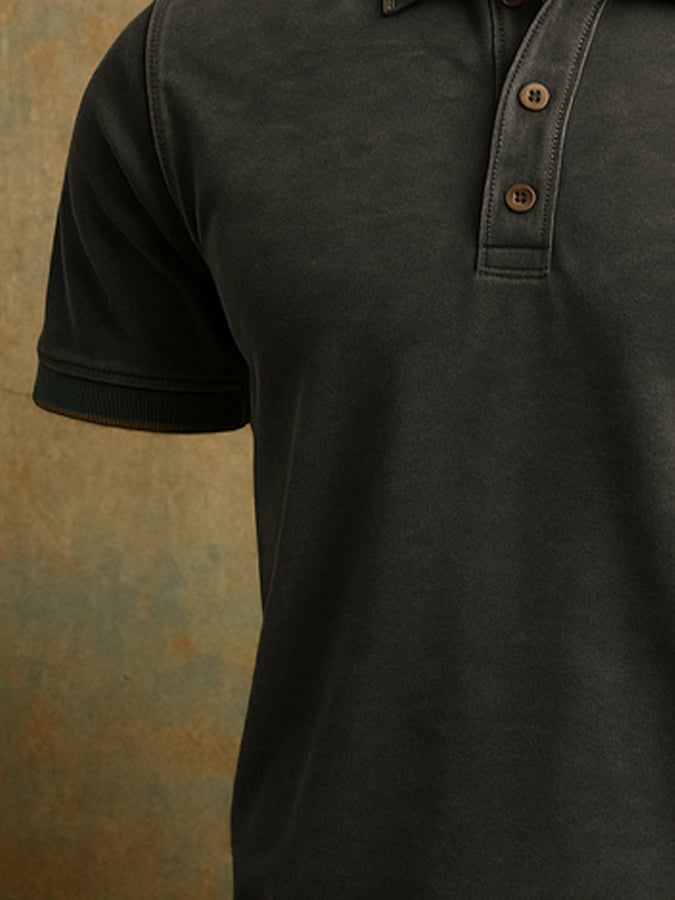 Men's Classic Retro Funny Polo Shirt