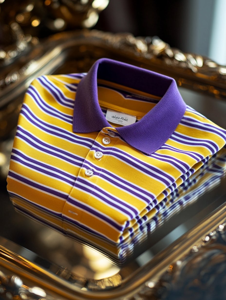 Men's Business Logo Button-Down Short Sleeve Polo Shirt