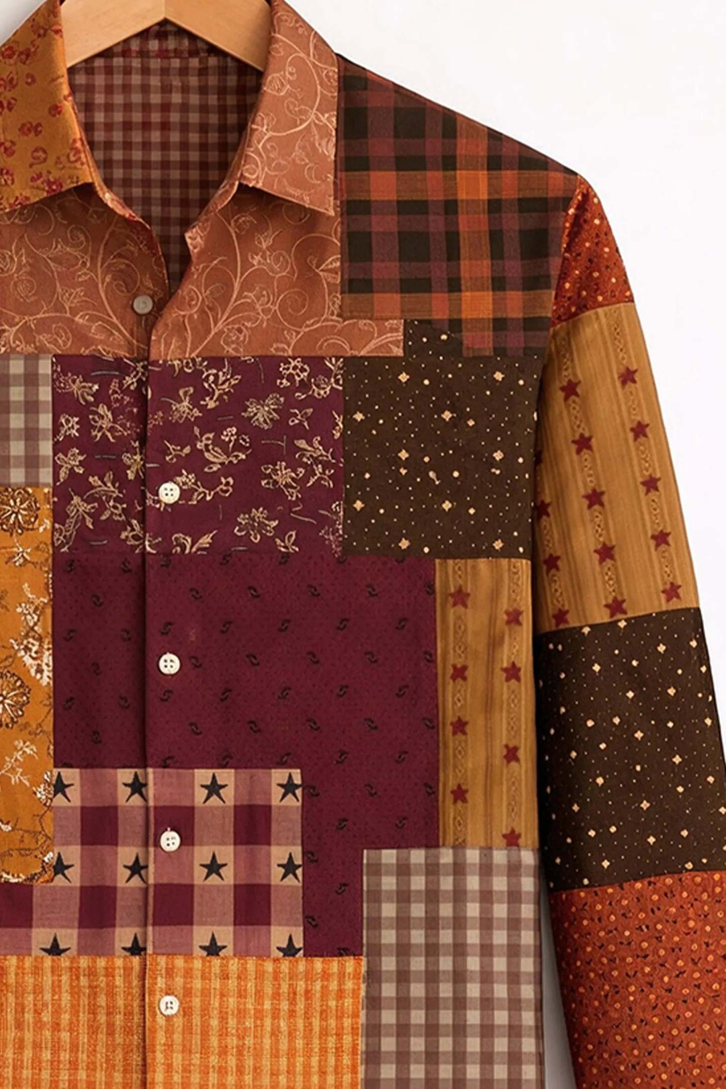 Heritage Patchwork Shirt – Multicolor