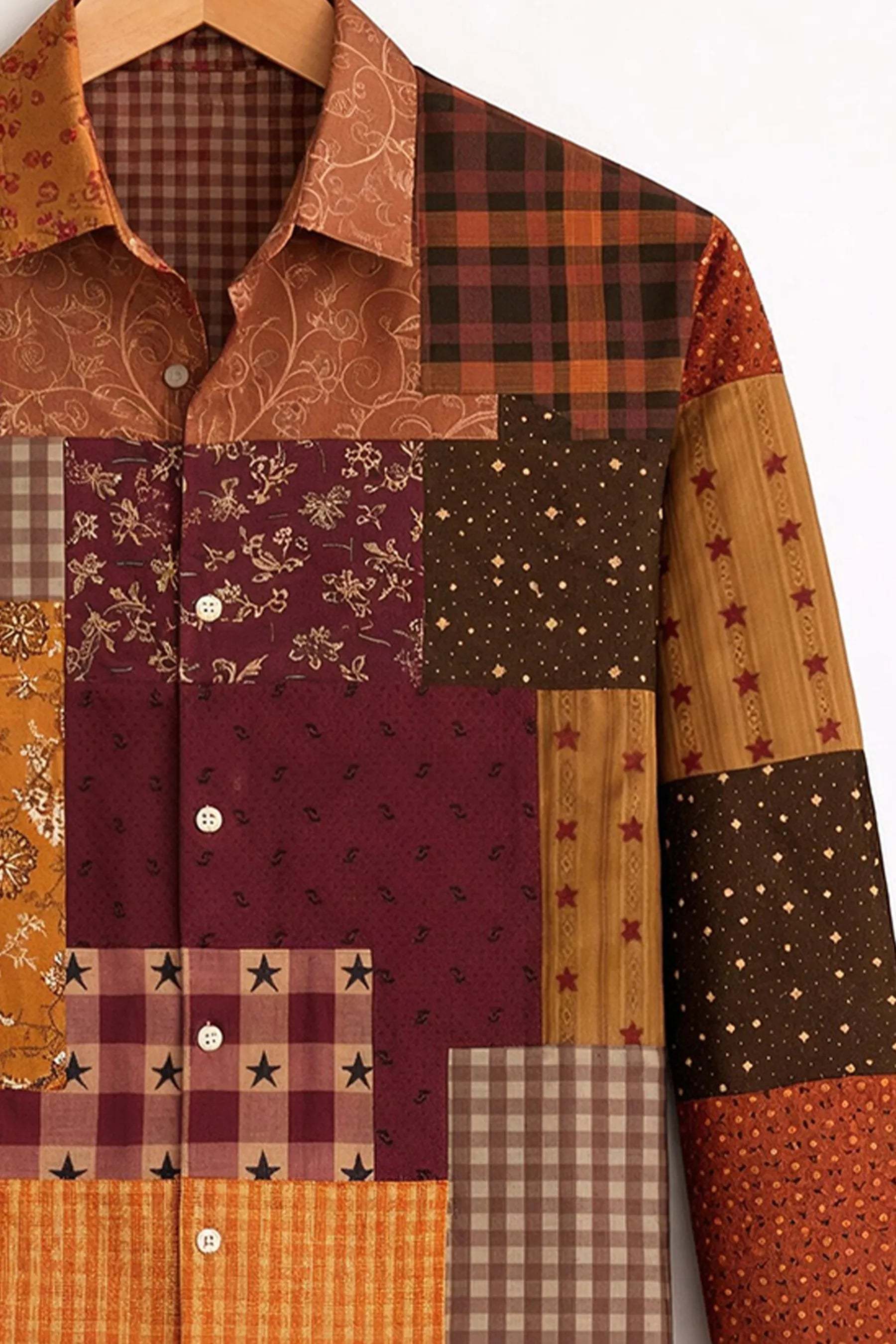 Heritage Patchwork Shirt – Multicolor