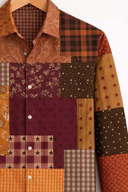 Heritage Patchwork Shirt – Multicolor