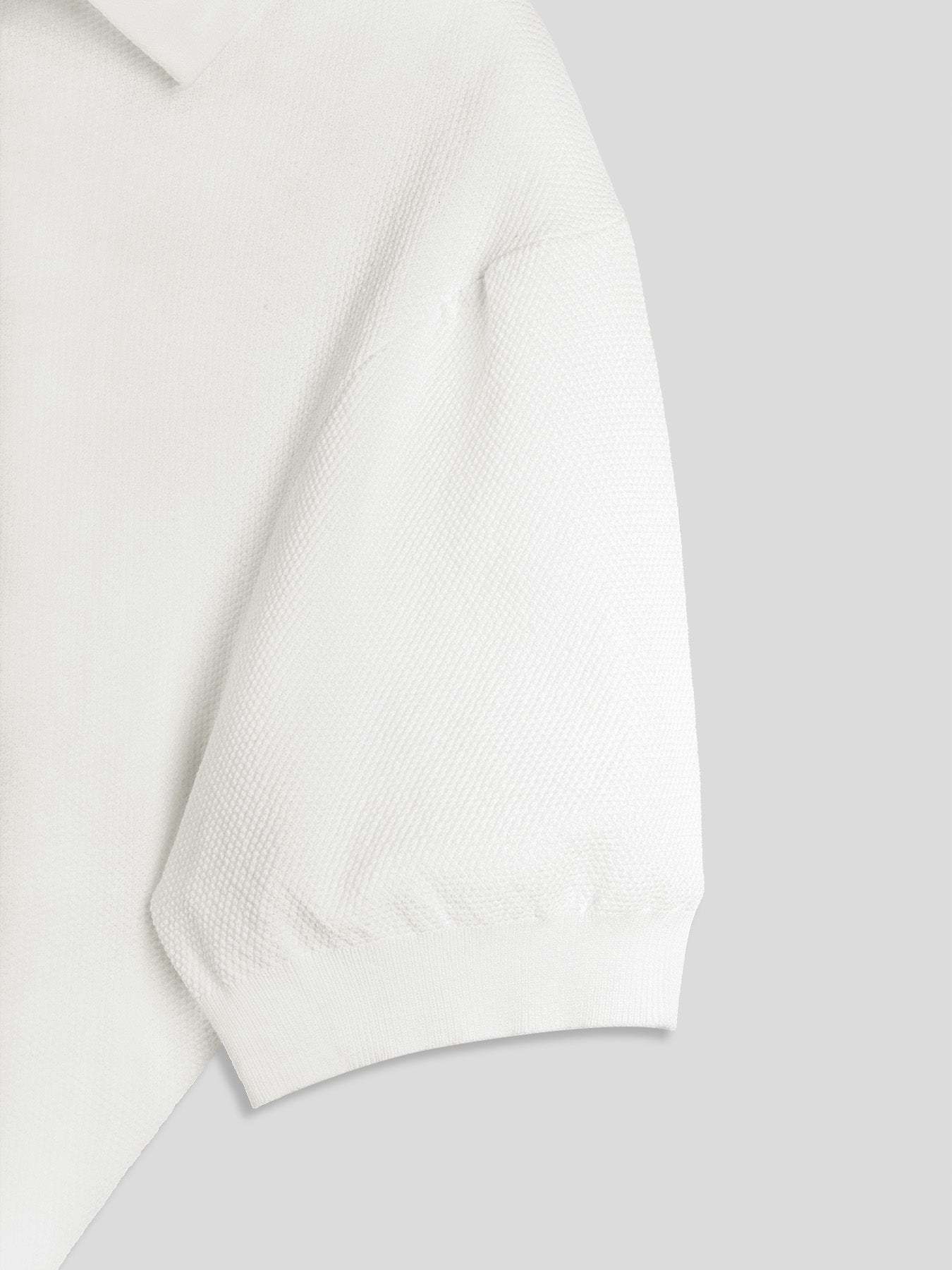 FlexKnit Active Knitted Zip Polo