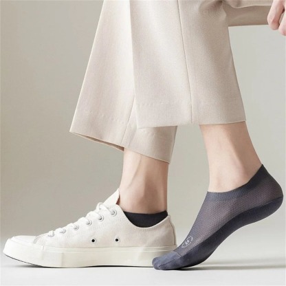 Men's Invisible Hollow Out Mesh Non-Slip Socks