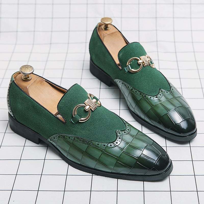 Men'S Fashionable British Style Patchwork Casual Shoes