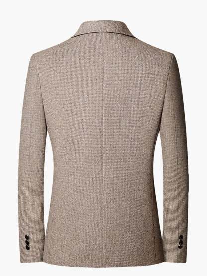 Men's Work Office Notched Collar Solid Regular Fit Blazer