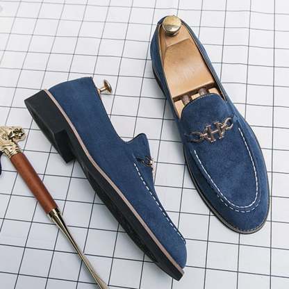Fashion Trend British Style Business Casual Suede Loafers