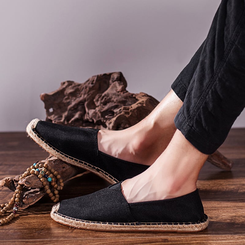 Men'S Casual Linen Espadrilles