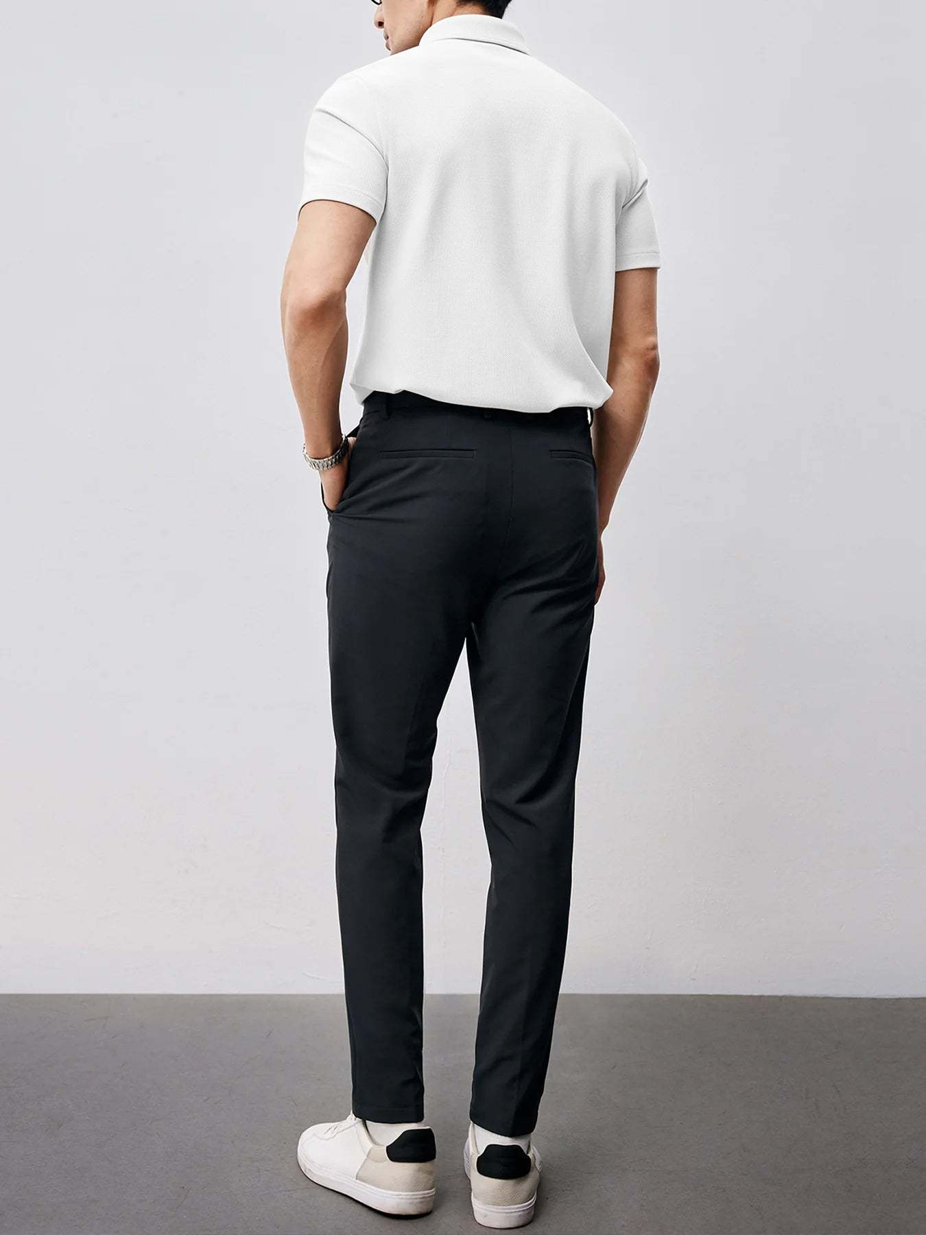 BreezeLuxe Breathable Piqué Short Sleeve Polo