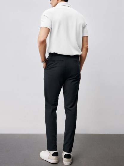 BreezeLuxe Breathable Piqué Short Sleeve Polo