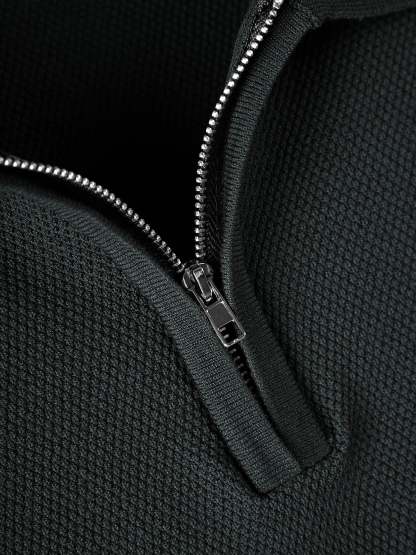 FlexKnit Active Knitted Zip Polo