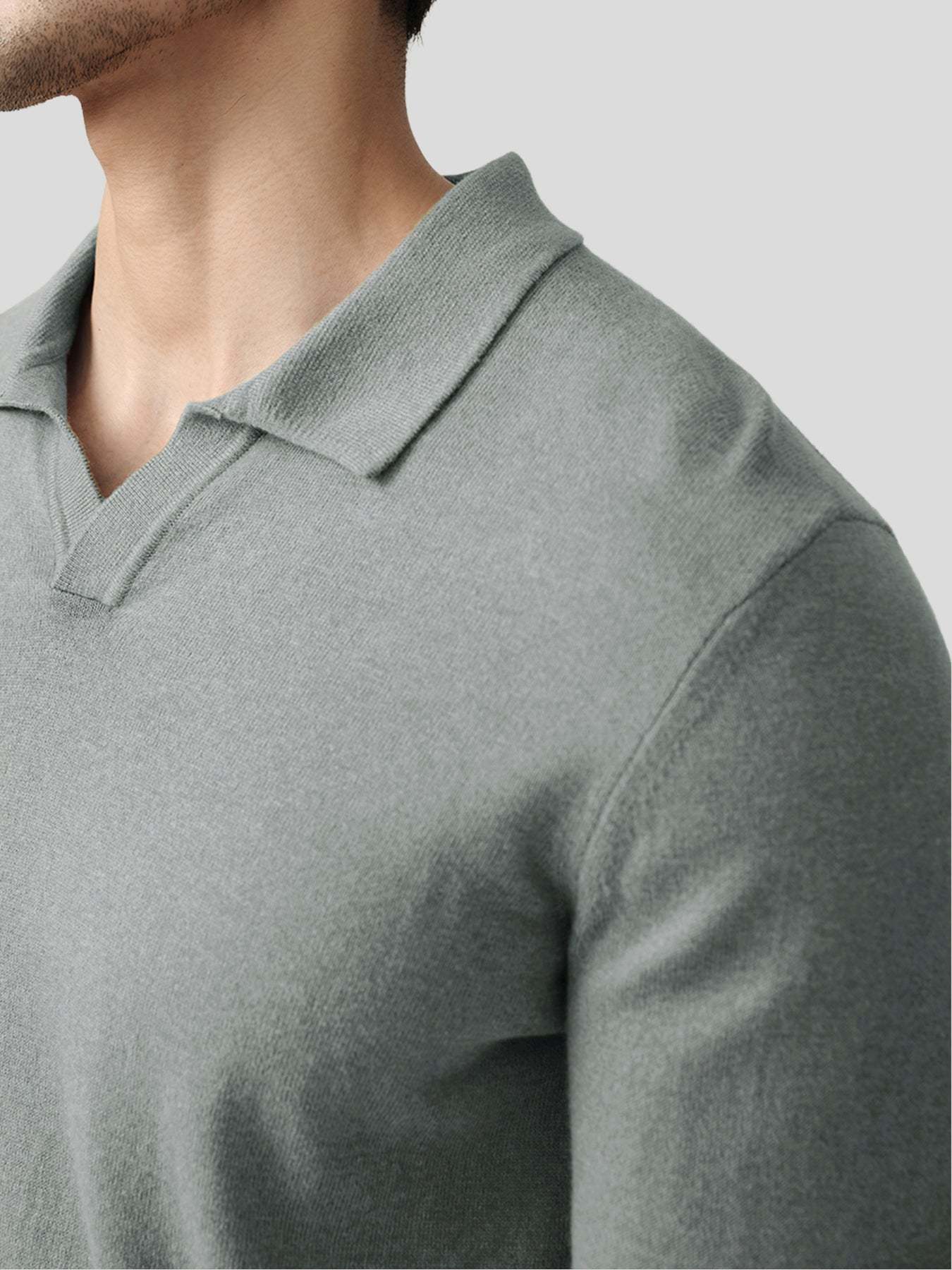 GentleKnit Polo Sweater