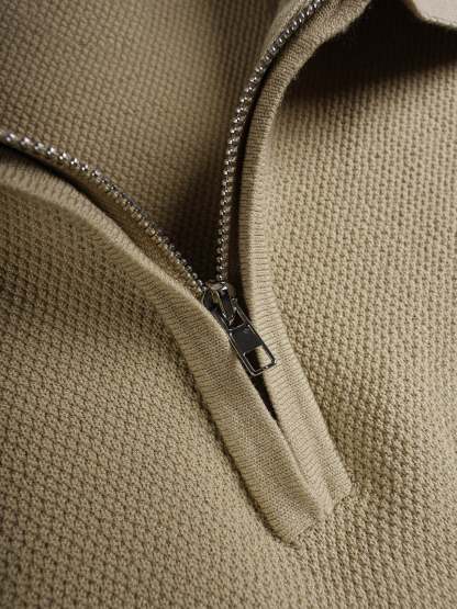 FlexKnit Active Knitted Zip Polo