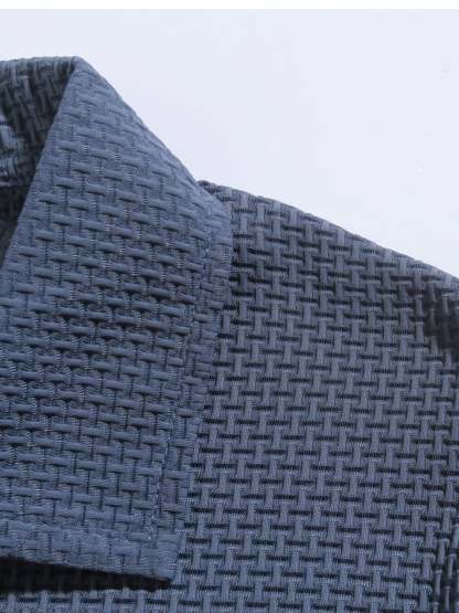 Men's Classic Waffle Lapel Polo Jacket