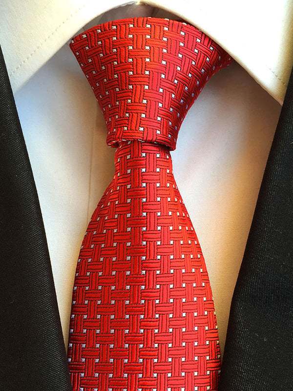 Men's Retro Gentleman Wedding Busines Shirt Tie