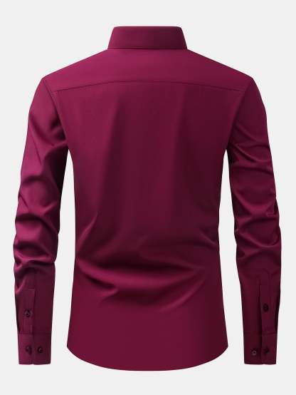 Long Sleeve Button Up Dress Shirt
