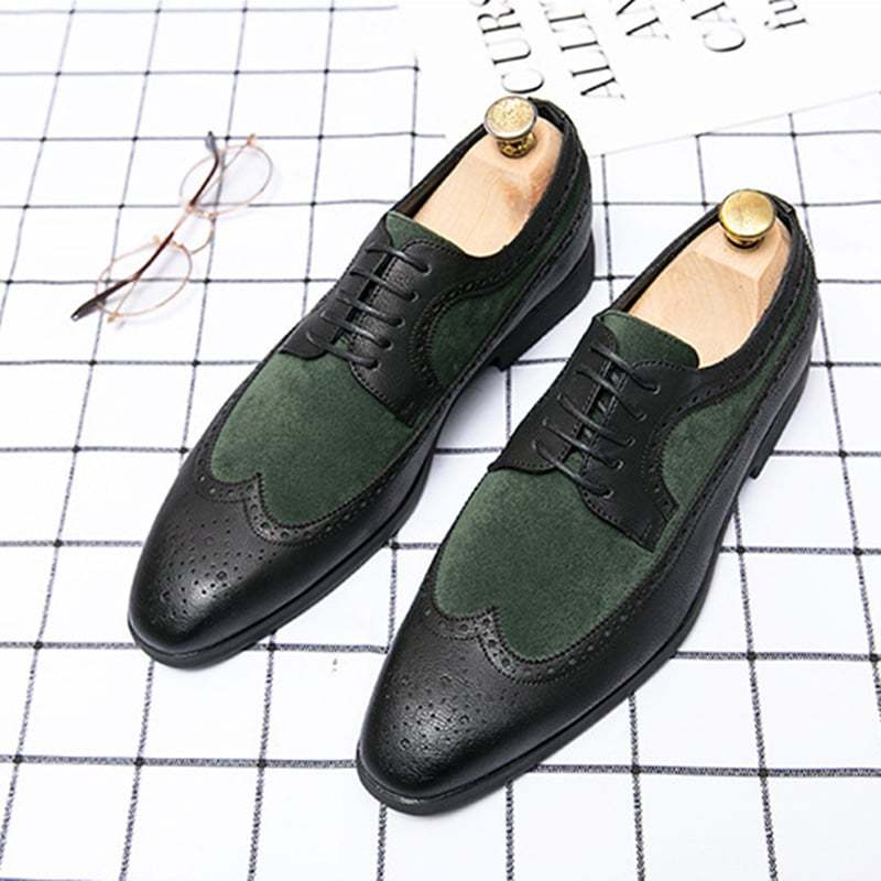 Fashionable British Comfortable Casual Pointed Toe All-Match Leather Shoes