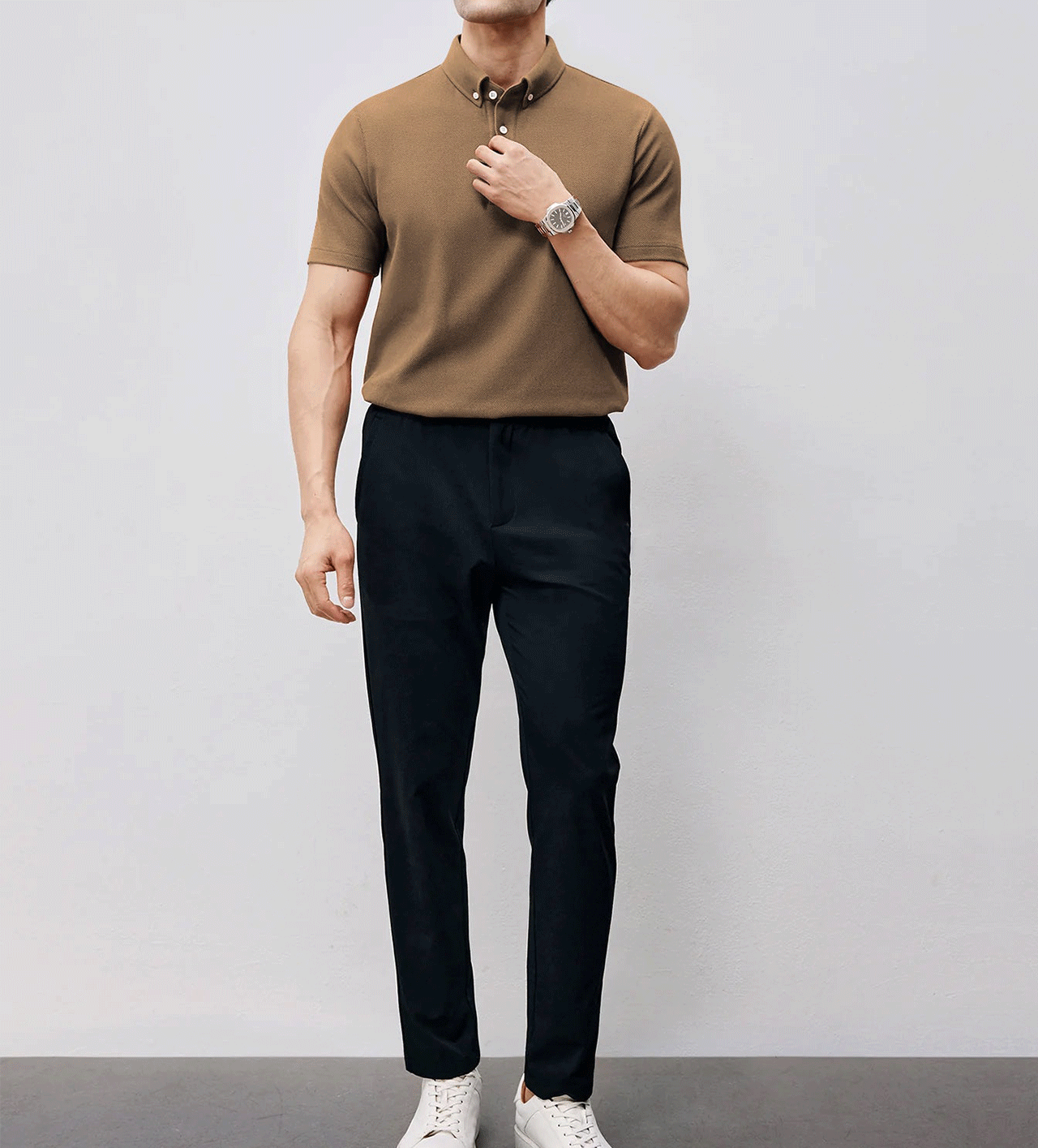 BreezeLuxe Breathable Piqué Short Sleeve Polo