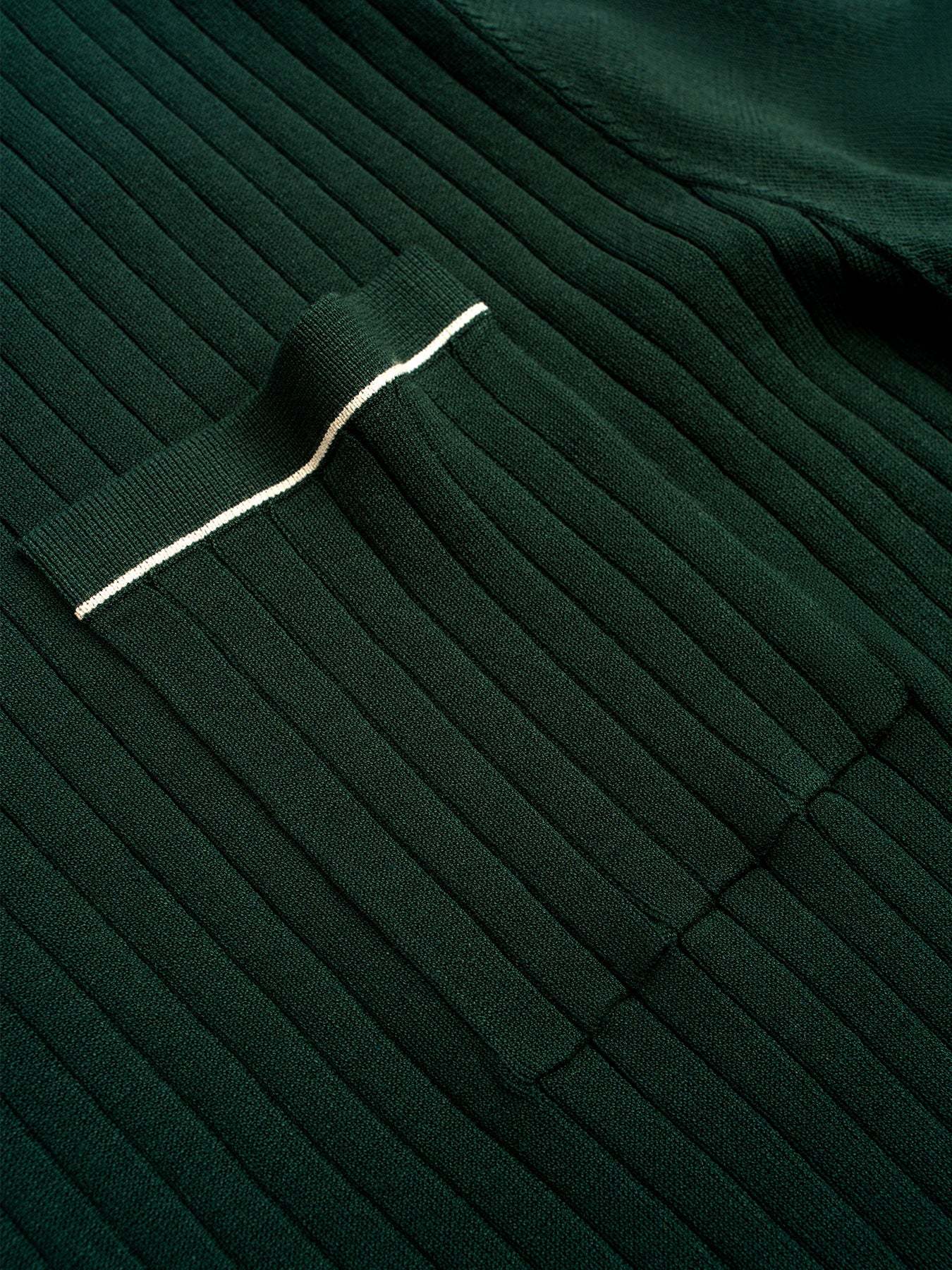 GentleKnit Contrast Color Short Sleeve Knitted Polo