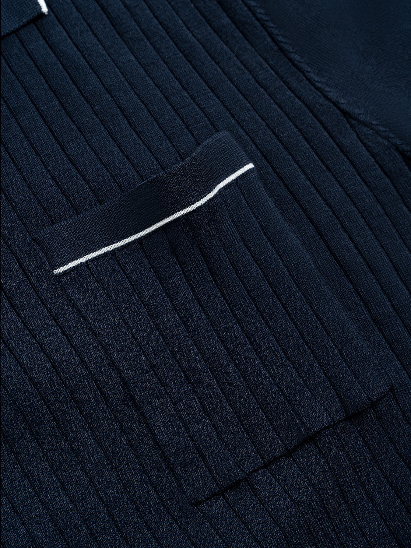 GentleKnit Contrast Color Short Sleeve Knitted Polo