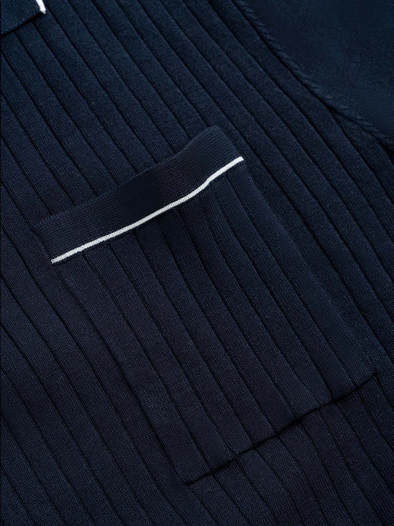 GentleKnit Contrast Color Short Sleeve Knitted Polo