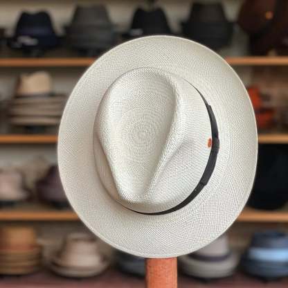 Can be rolls up for packing -Handmade Panama HatAlbenga