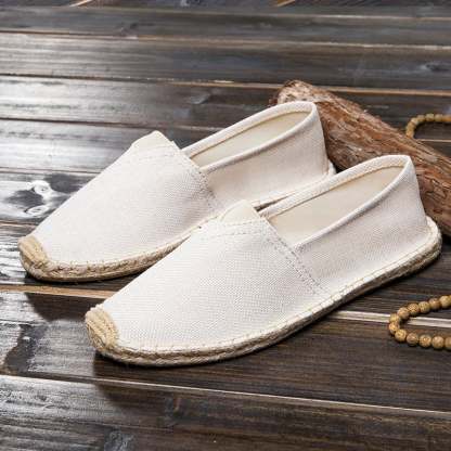 Men'S Casual Linen Espadrilles