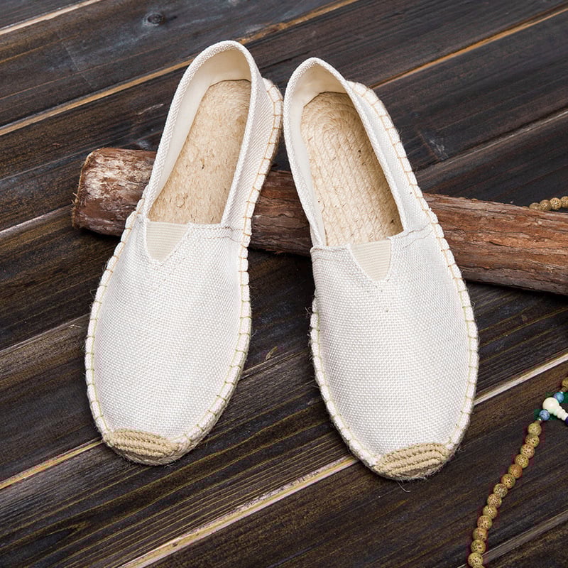 Men'S Casual Linen Espadrilles