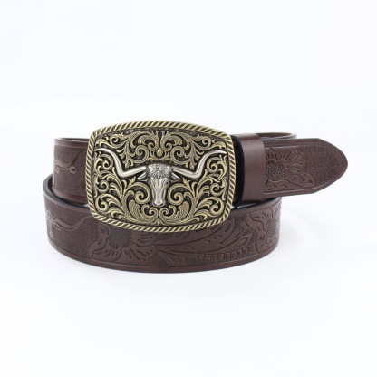 2025 Trendy Retro Men’s Western Denim Belt