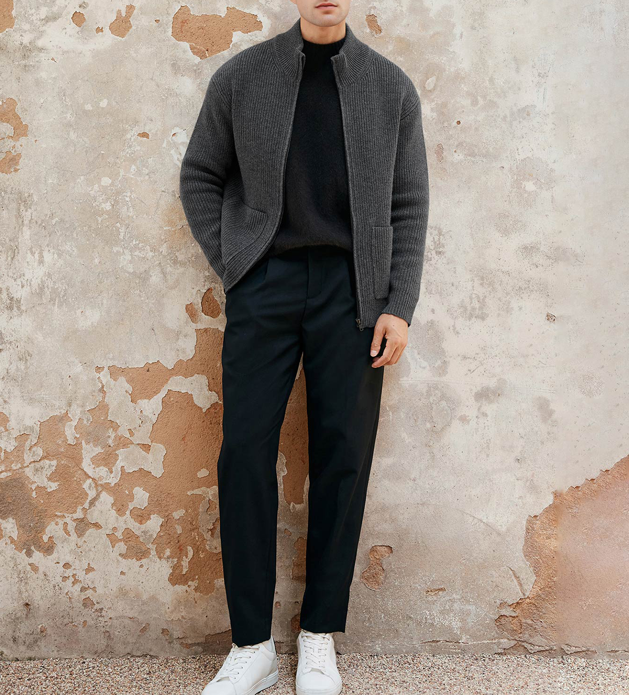 GentleKnit Full Zip Sweater Jacket