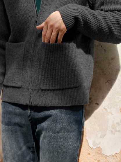 GentleKnit Full Zip Sweater Jacket