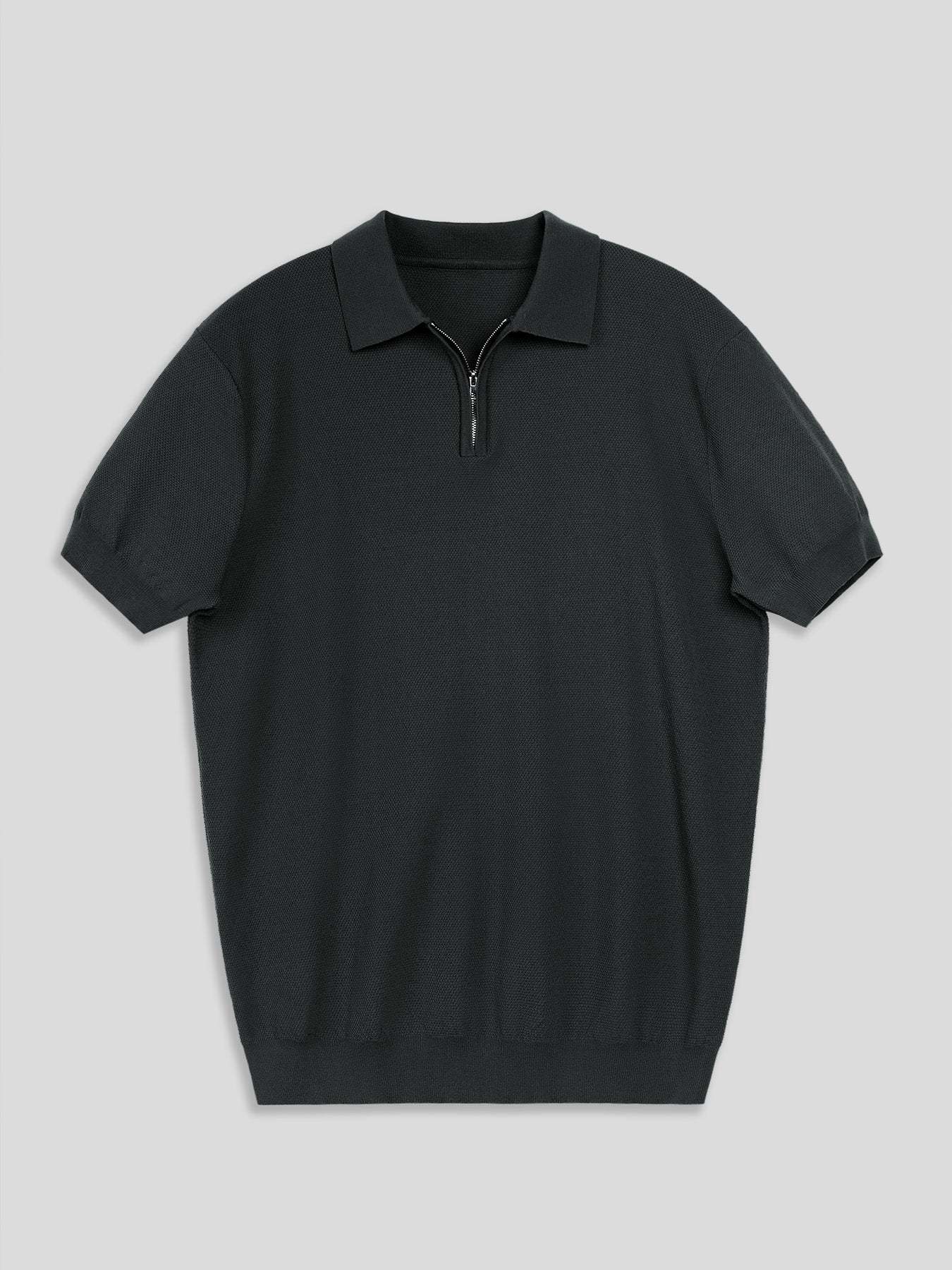 FlexKnit Active Knitted Zip Polo