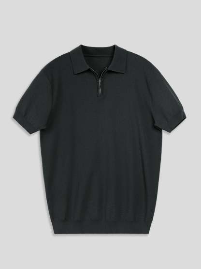 FlexKnit Active Knitted Zip Polo