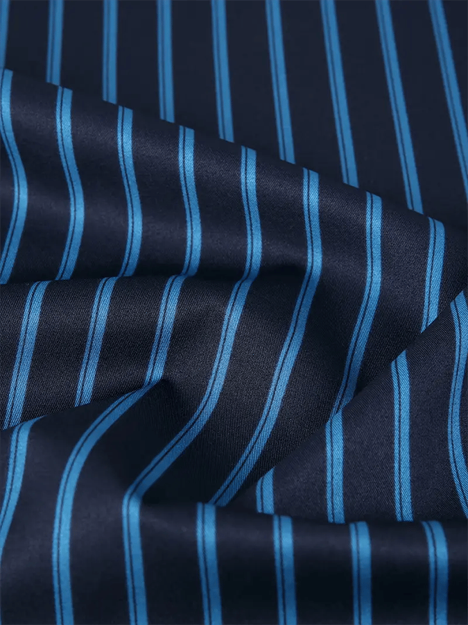 Men's Striped Business Casual Shirt
