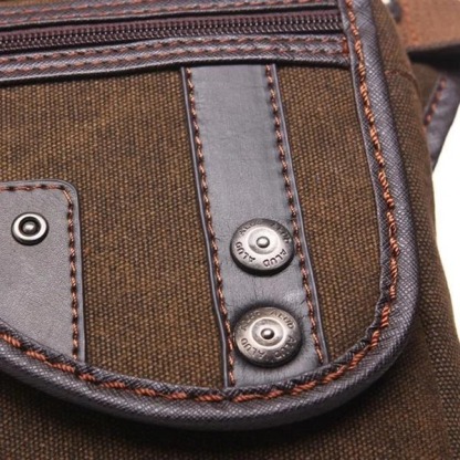 Men's retro canvas portable Waist and Leg-bag